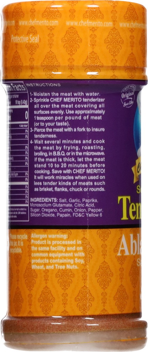 slide 6 of 14, Chef Merito Seasoned Tenderizer 3 oz, 3 oz