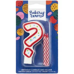 Party Red Numeral Candle