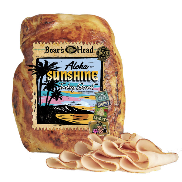 slide 1 of 1, Boars Head Boar's Head Aloha Sunshine Pineapple Roasted Turkey Breast, per lb