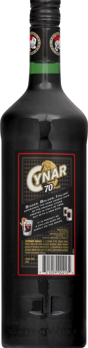slide 6 of 7, Cynar Liqueur 1 lt, 1 l