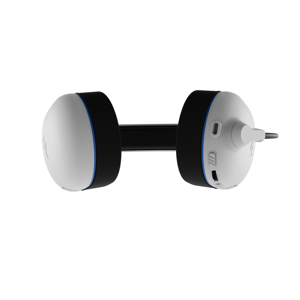 slide 4 of 4, Pdp Airlite Ps4 & Ps5 Pro Wireless Headset- Frost White, 1 ct