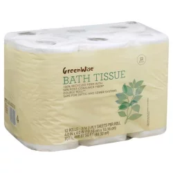 GreenWise 100% Recycled Fiber Double Rolls