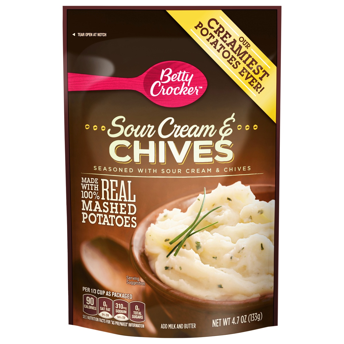 slide 1 of 1, Betty Crocker Sour Cream and Chives Potatoes, 4.7 oz, 4.7 oz