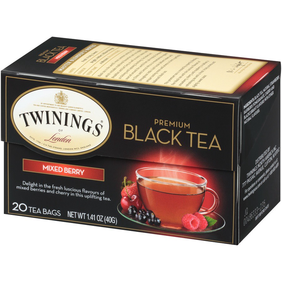 slide 3 of 7, Twinings Mixed Berry 20 ct Premium Black Tea Bags, 20 ct