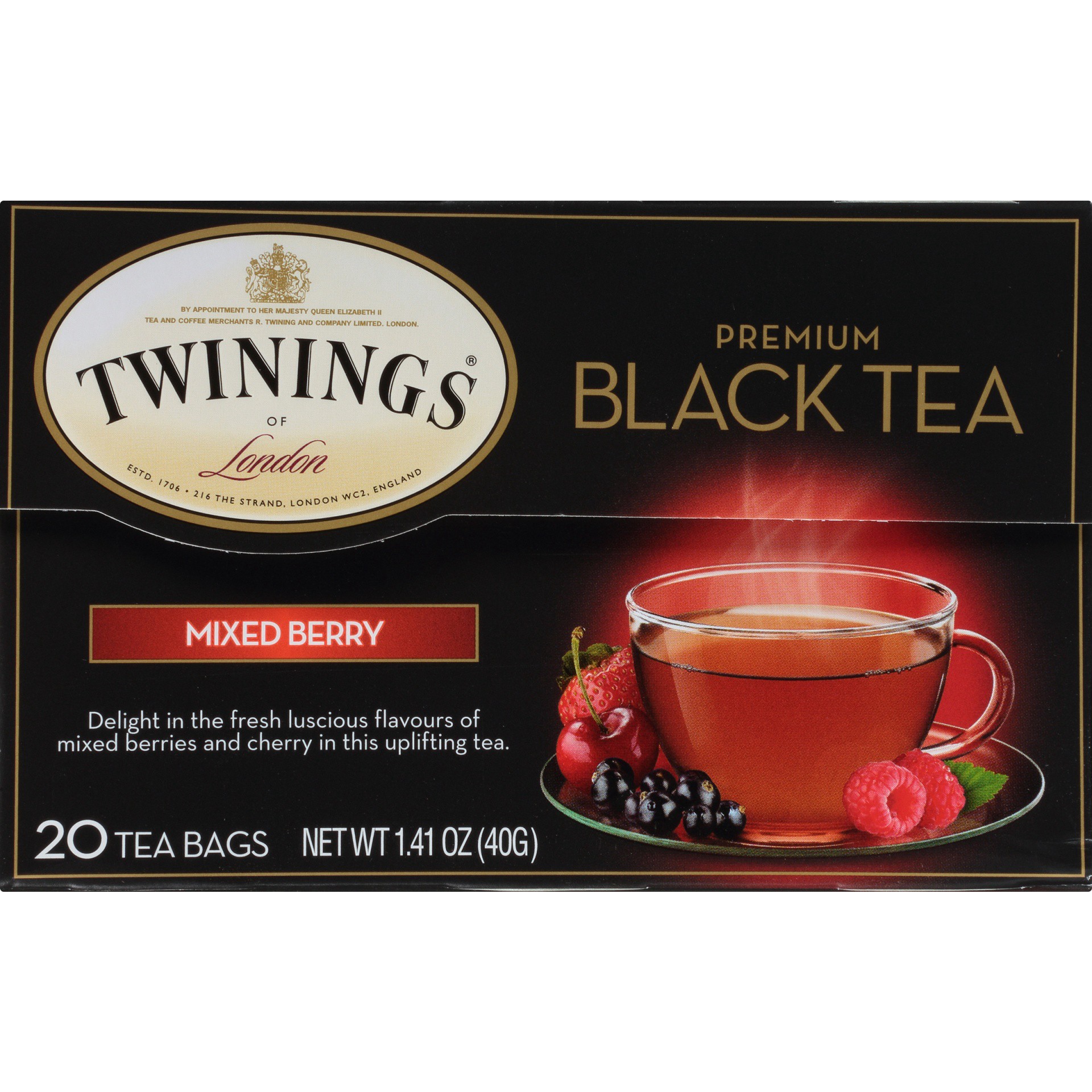 slide 5 of 7, Twinings Mixed Berry 20 ct Premium Black Tea Bags, 20 ct