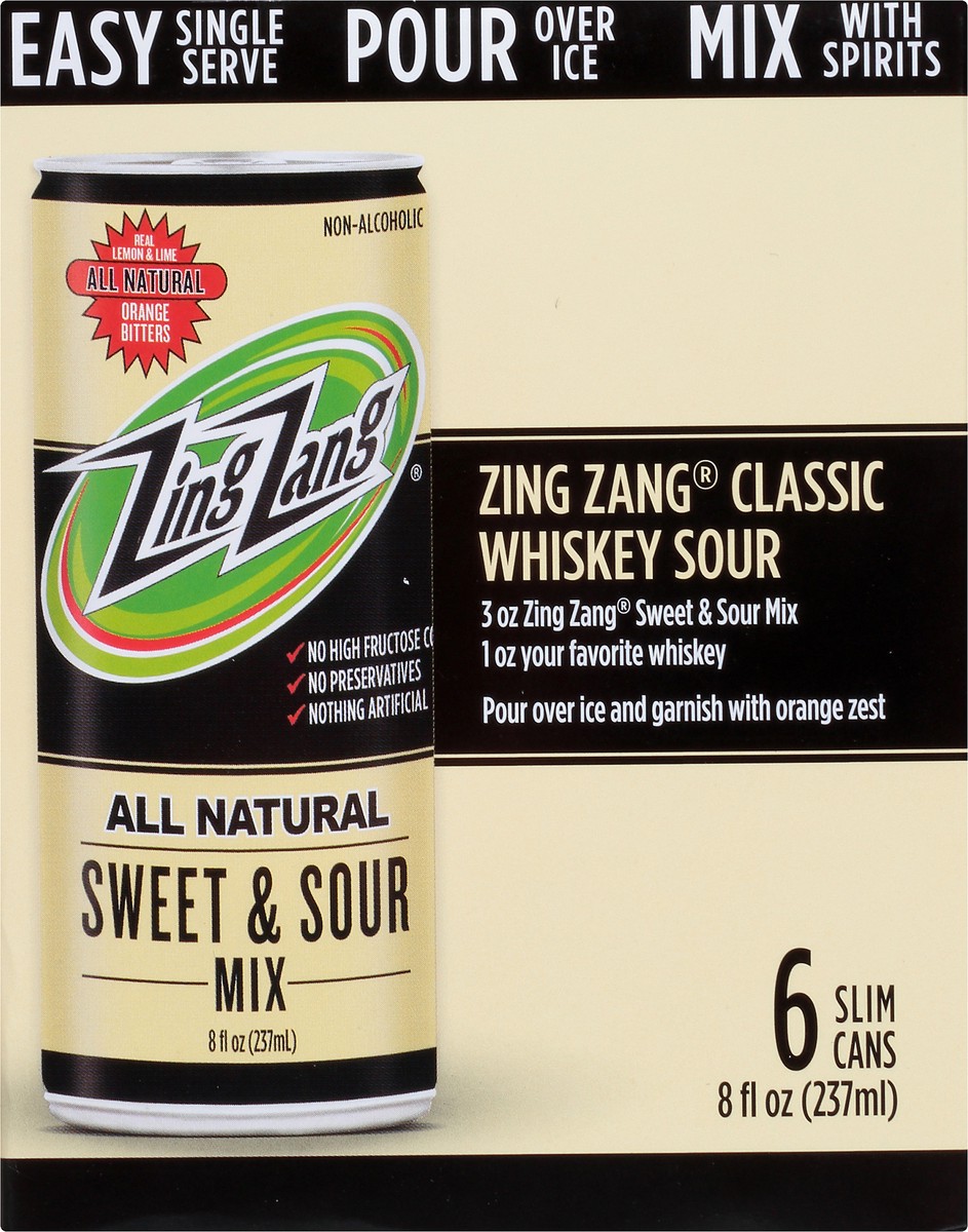 slide 10 of 11, Zing Zang Sweet & Sour Mix, 6 ct; 8 oz