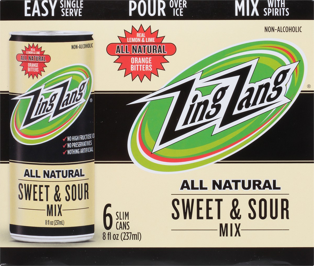 slide 1 of 11, Zing Zang Sweet & Sour Mix - 6 ct; 8 oz, 6 ct; 8 oz