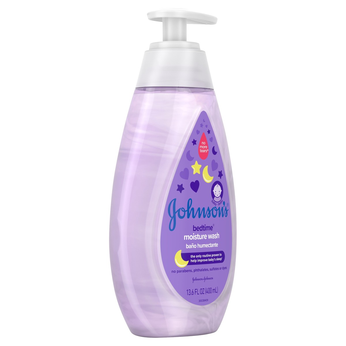 slide 2 of 6, Johnson's Bedtime Moisture Wash - 13.6 fl oz, 13.60 fl oz