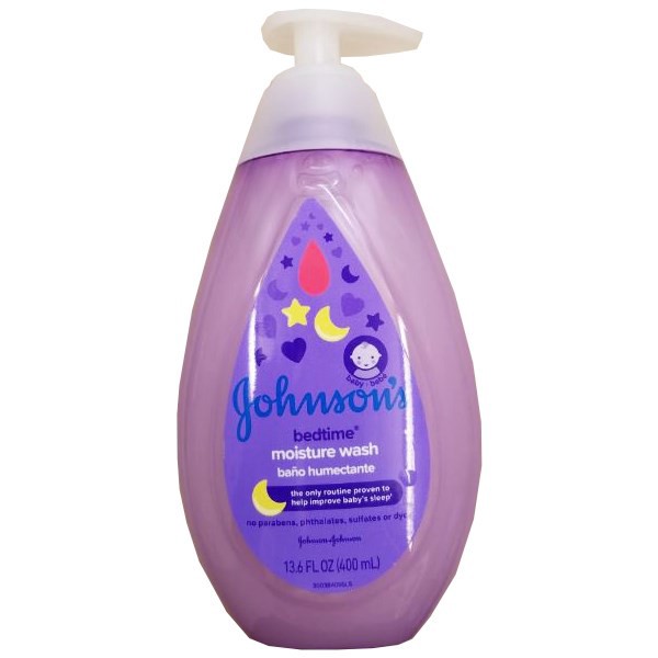 slide 1 of 6, Johnson's Bedtime Moisture Wash - 13.6 fl oz, 13.60 fl oz