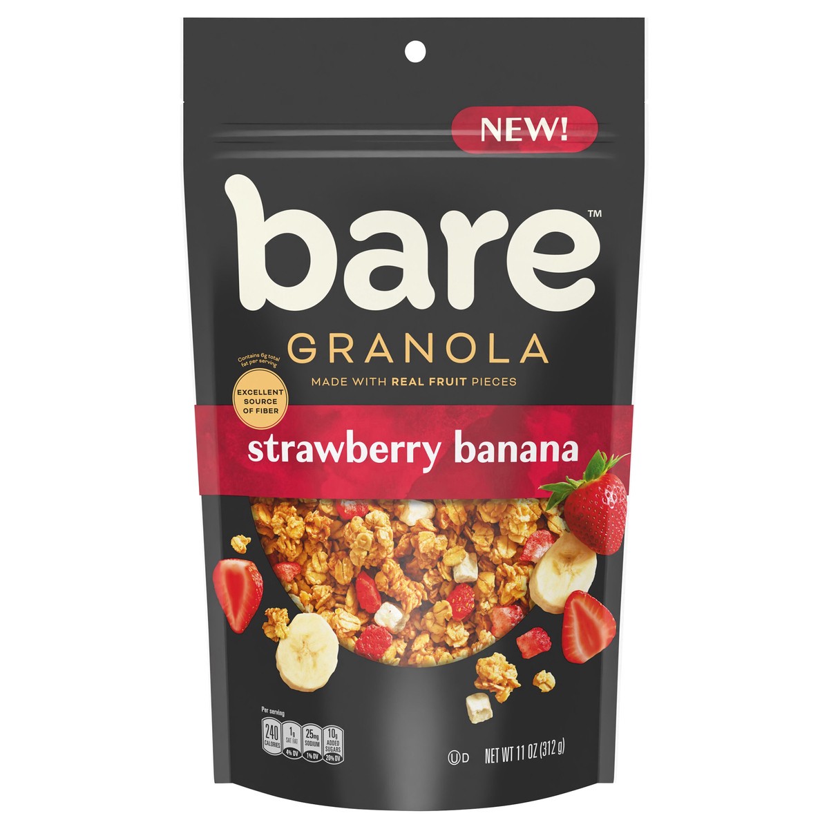 slide 1 of 10, Bare Granola Strawberry Banana 11 Oz, 11 oz