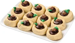 Market District Thumbprint Cookies, Buckeye, 12 Count