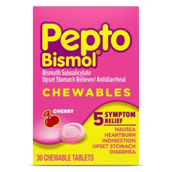Pepto-Bismol Pepto Bismol Cherry Antacid Tablets