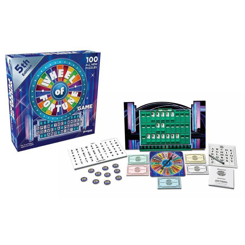 slide 6 of 9, Pressman Wheel of Fortune Board Game, 1 ct