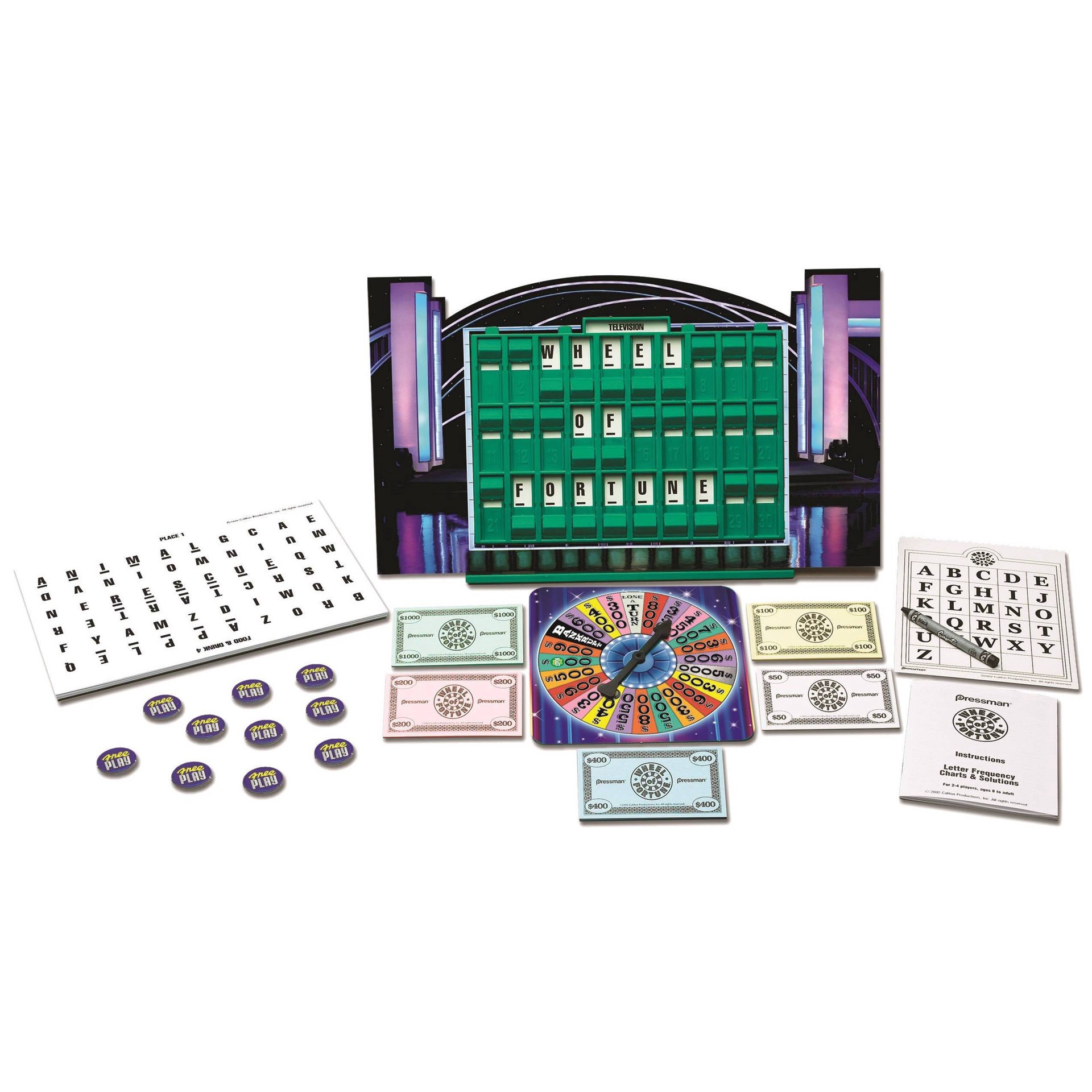 slide 9 of 9, Pressman Wheel of Fortune Board Game, 1 ct