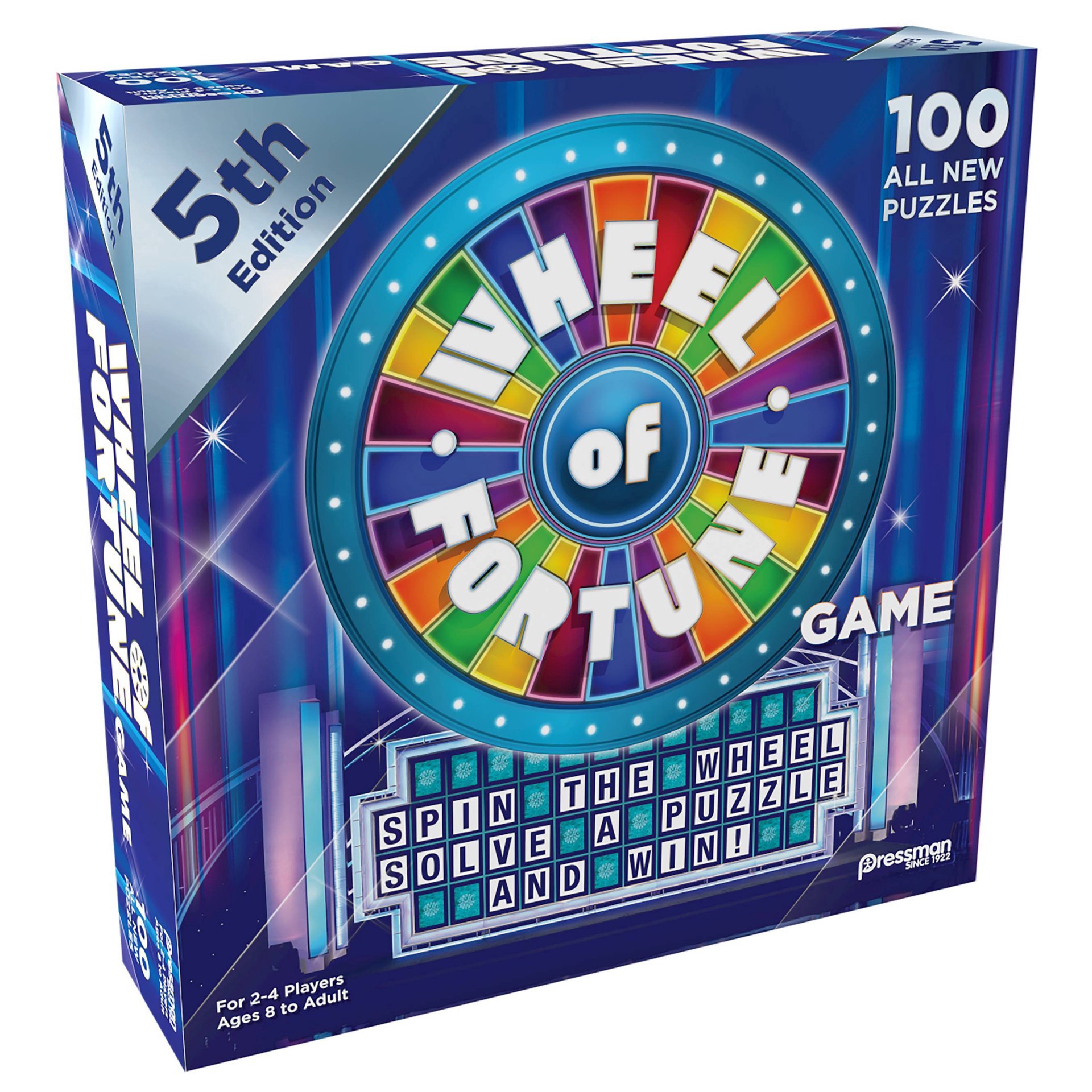 slide 4 of 9, Pressman Wheel of Fortune Board Game, 1 ct