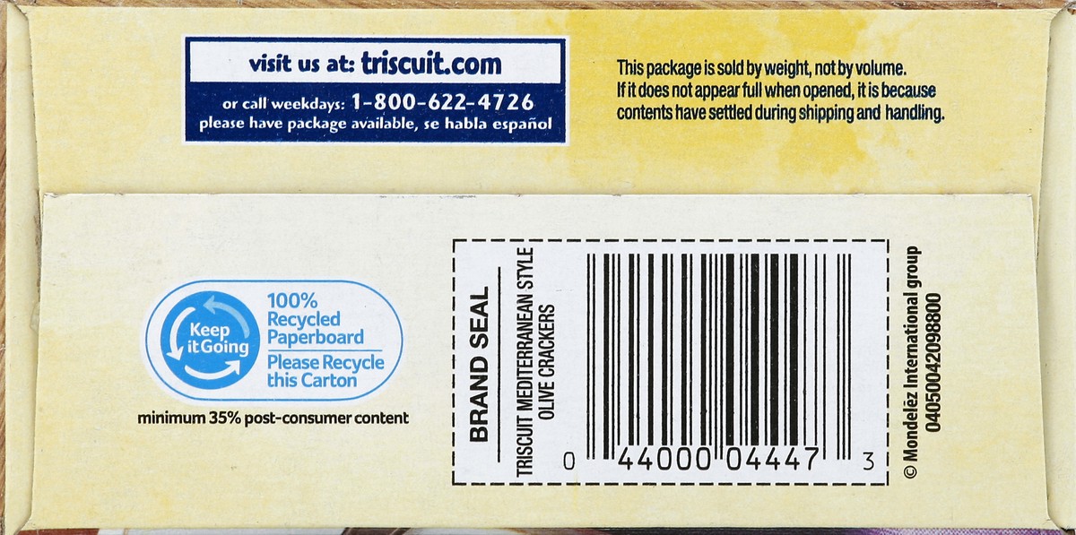 slide 2 of 8, Triscuit Crackers 9 oz, 9 oz