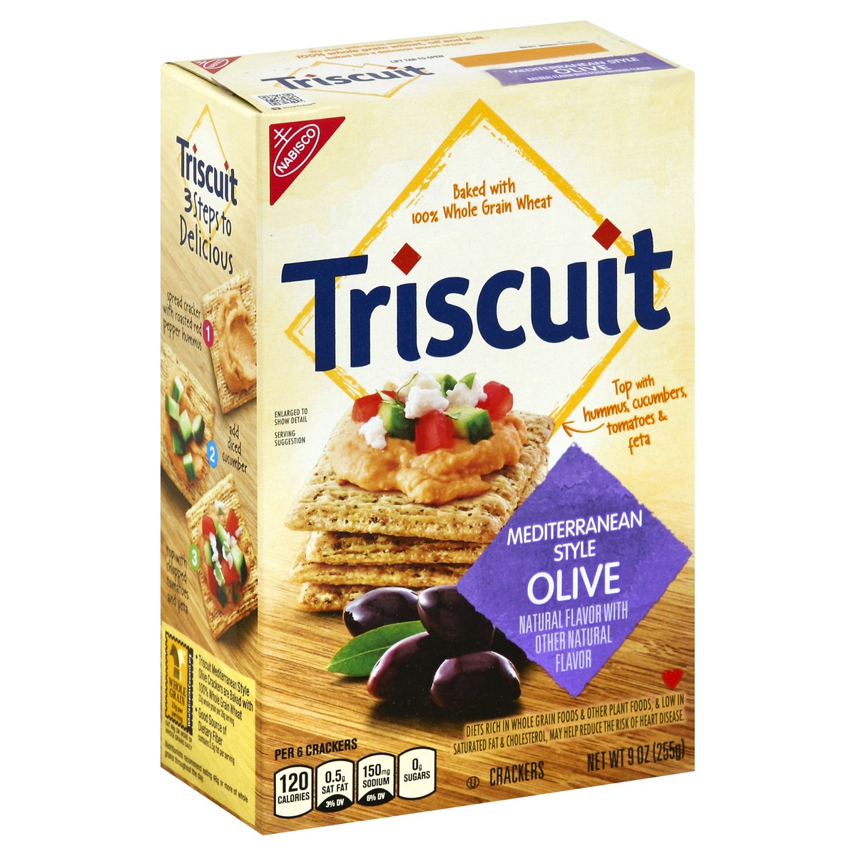 slide 3 of 8, Triscuit Crackers 9 oz, 9 oz