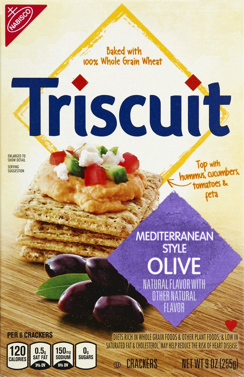 slide 1 of 8, Triscuit Crackers 9 oz, 9 oz