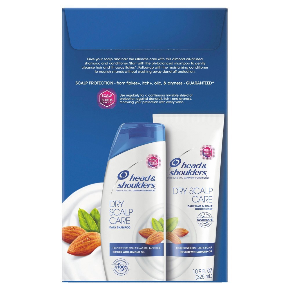 slide 8 of 23, Head & Shoulders Dry Scalp Care Daily Dandruff Shampoo & Conditioner Twin Pack, 24.4 fl oz