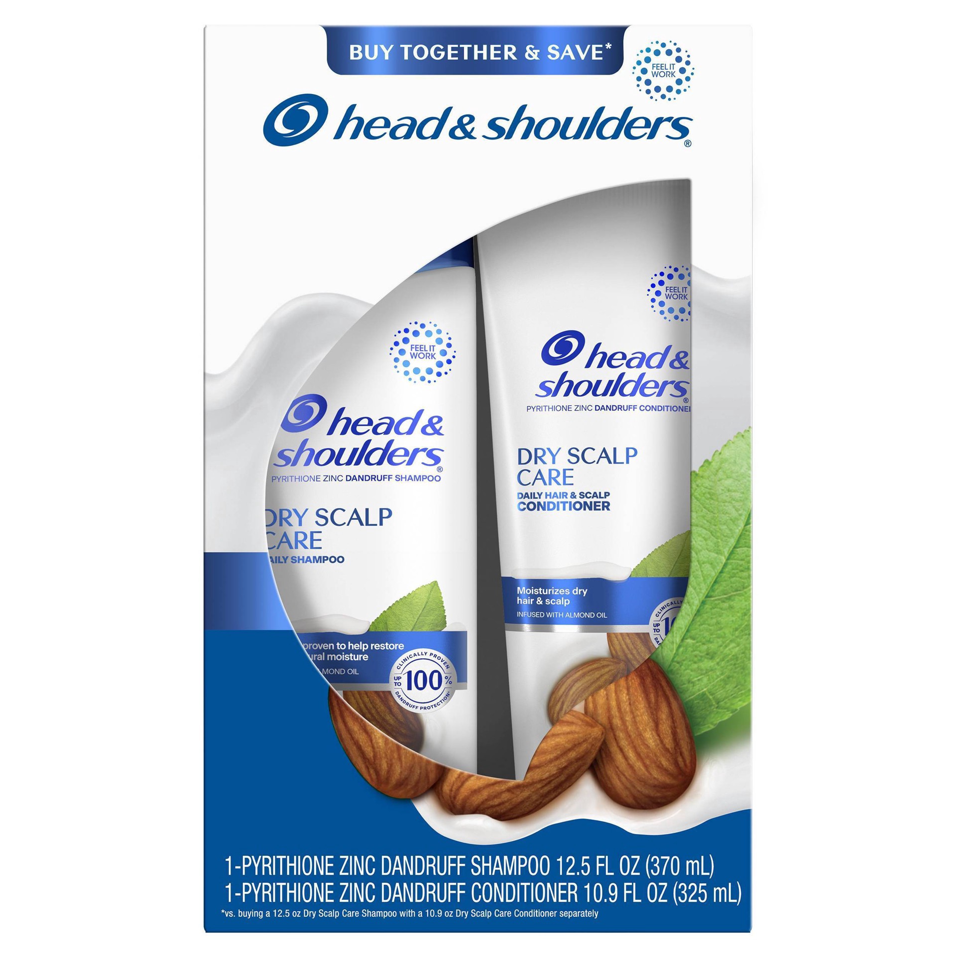 slide 23 of 23, Head & Shoulders Dry Scalp Care Daily Dandruff Shampoo & Conditioner Twin Pack, 24.4 fl oz