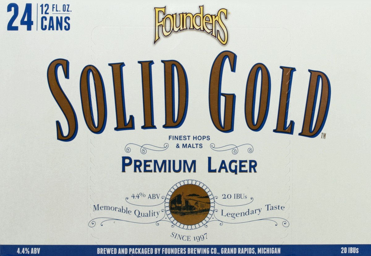 slide 2 of 8, Founders Brewing Co. Brewing Co. Solid Gold Lager, 288 fl oz