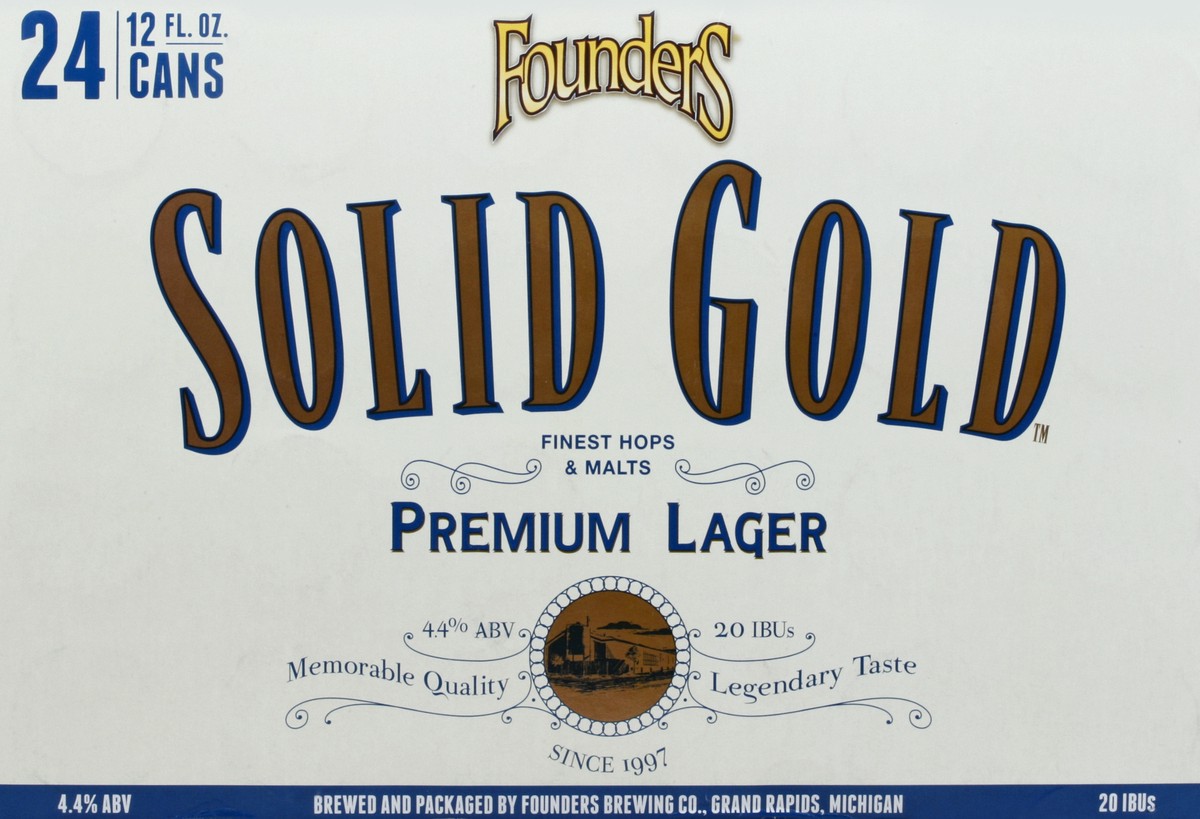 slide 6 of 8, Founders Brewing Co. Brewing Co. Solid Gold Lager, 288 fl oz