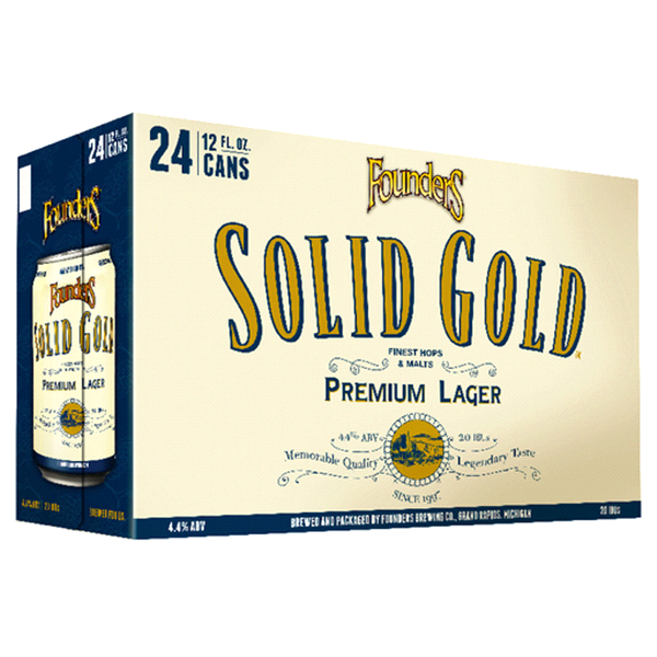 slide 1 of 1, Founders Brewing Co. Founders Solid Gold, 24 ct; 12 fl oz