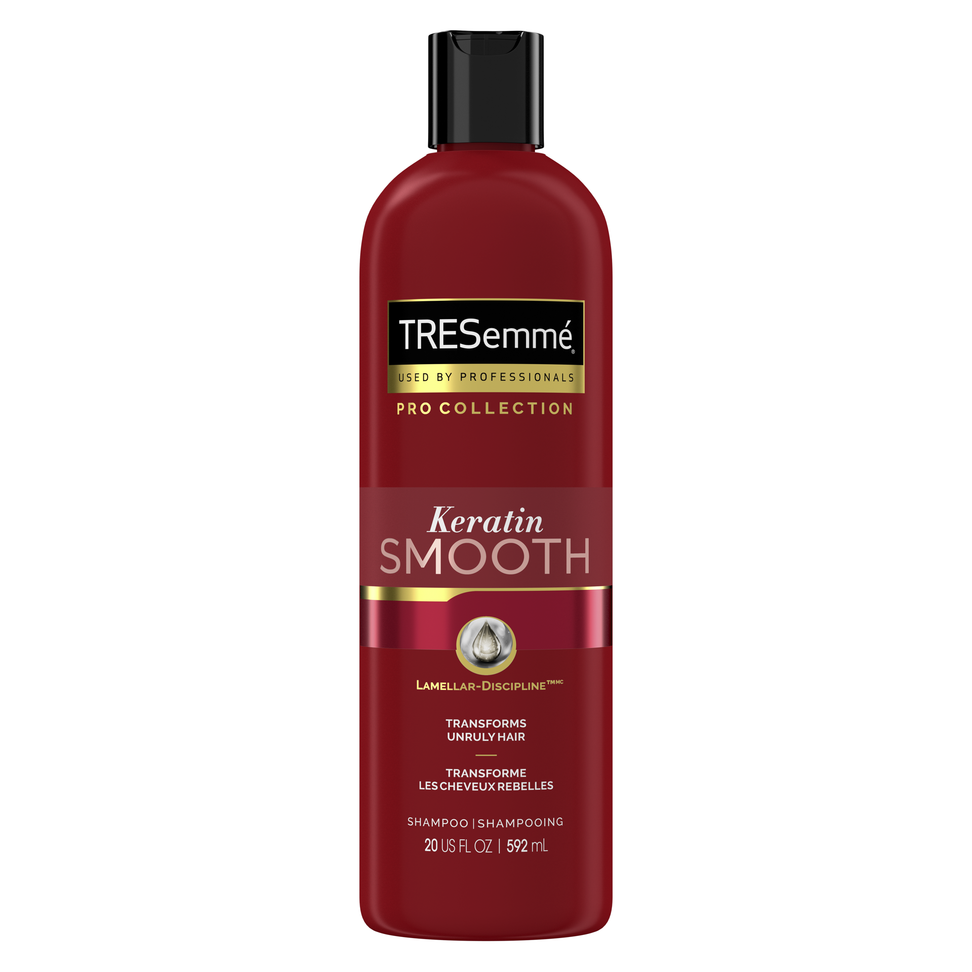 slide 3 of 4, TRESemmé Tresemme Keratin Smooth Shampoo for Dry or Frizzy Hair - 20 fl oz, 20 fl oz