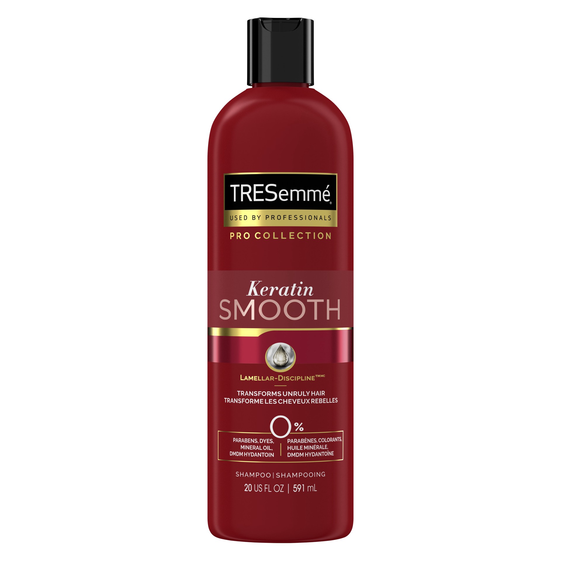 slide 1 of 4, TRESemmé Tresemme Keratin Smooth Shampoo for Dry or Frizzy Hair - 20 fl oz, 20 fl oz