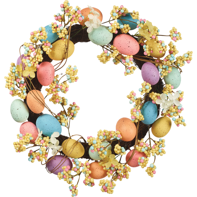 slide 1 of 1, COTTONDALE 16" Eg Wreath, 1 ct