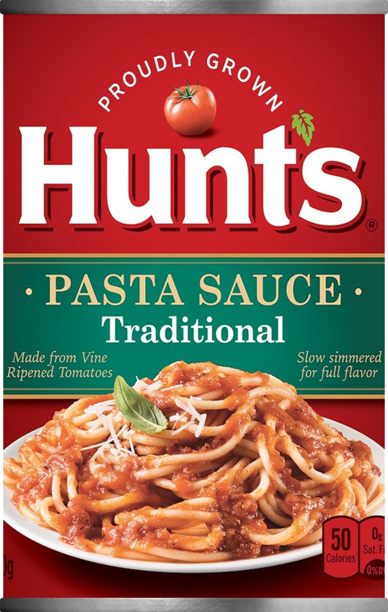 slide 1 of 5, Hunt's Traditional Pasta Sauce 24 oz, 24 oz