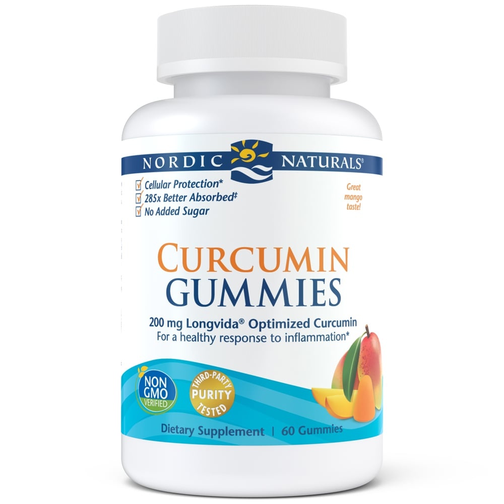 slide 1 of 1, Nordic Naturals Longvida Optimized Curcumin Gummies, 60 ct