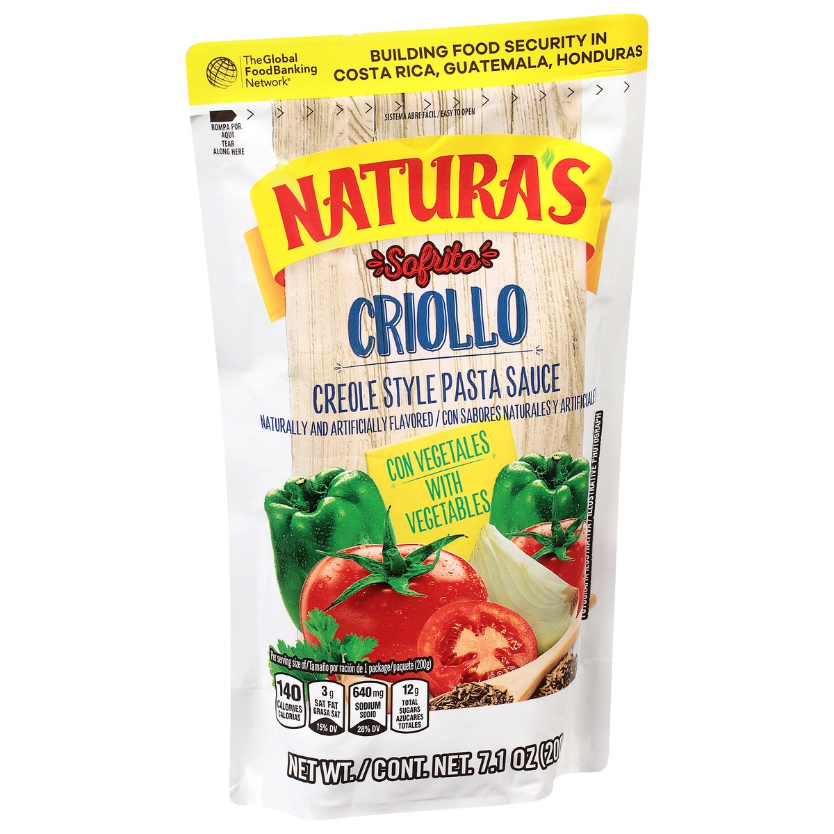 slide 9 of 14, Natura's Creole Style Pasta Sauce with Vegetables 7.1 oz, 7.1 oz