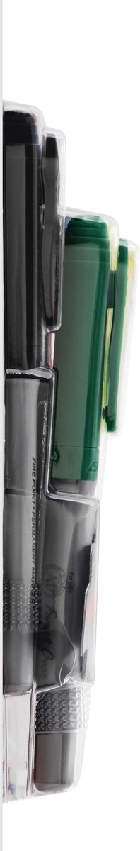 slide 2 of 11, Bic Mark-It 12-Piece Fashion Fine Point Pocket Permanent Marker Set, Assorted Ink, 12 ct