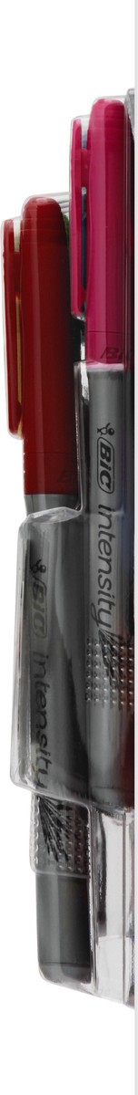 slide 7 of 11, Bic Mark-It 12-Piece Fashion Fine Point Pocket Permanent Marker Set, Assorted Ink, 12 ct