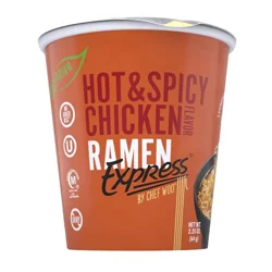 Ramen Express Hot & Spicy Chicken Flavor Ramen Cup Noodle