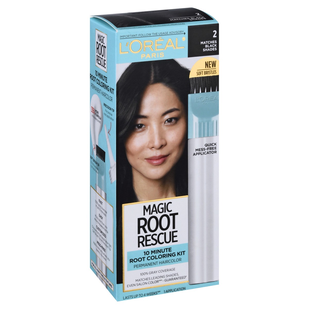 slide 2 of 12, L'Oréal Magic Root Rescue Black Hair Touch-Up, 1 ct