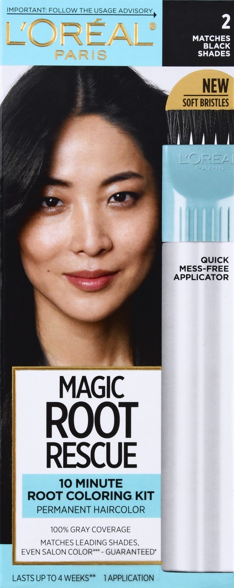 slide 7 of 12, L'Oréal Magic Root Rescue Black Hair Touch-Up, 1 ct