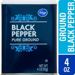 Kroger Pure Ground Black Pepper