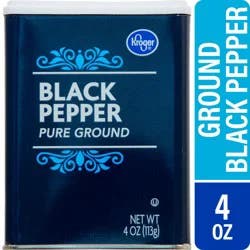 Kroger Pure Ground Black Pepper