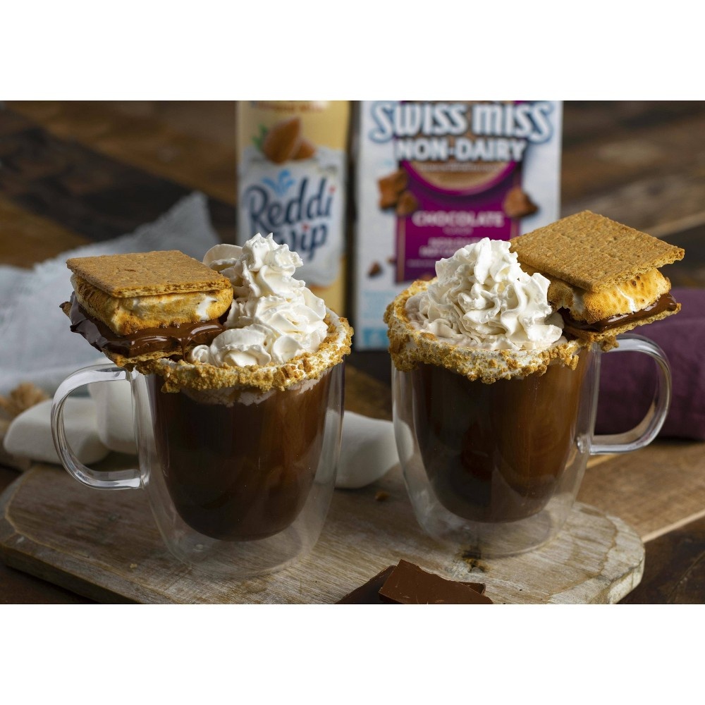 slide 6 of 7, Swiss Miss Chocolate Non-Dairy Hot Cocoa Mix Envelopes, 6 ct