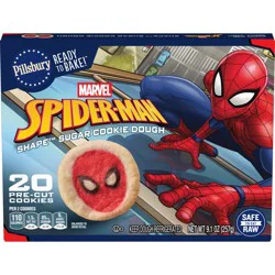 Pillsbury Spiderman Sugar Cookie Dough 20 ct