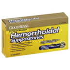 slide 1 of 1, Good Sense Hemorrhoidal Suppositories, 12 ct