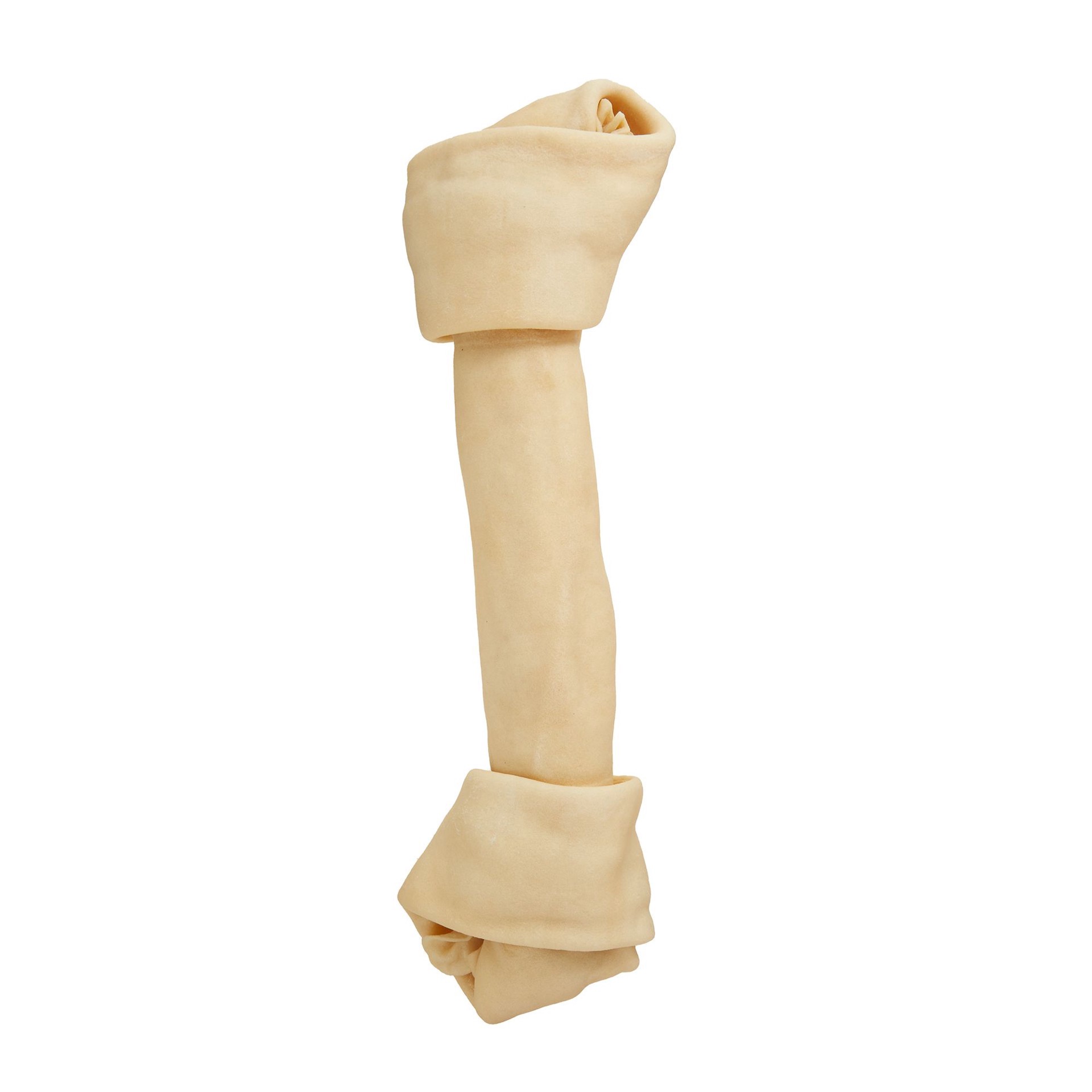 slide 1 of 1, Dentley's Rawhide Knotted Bone, 1 ct