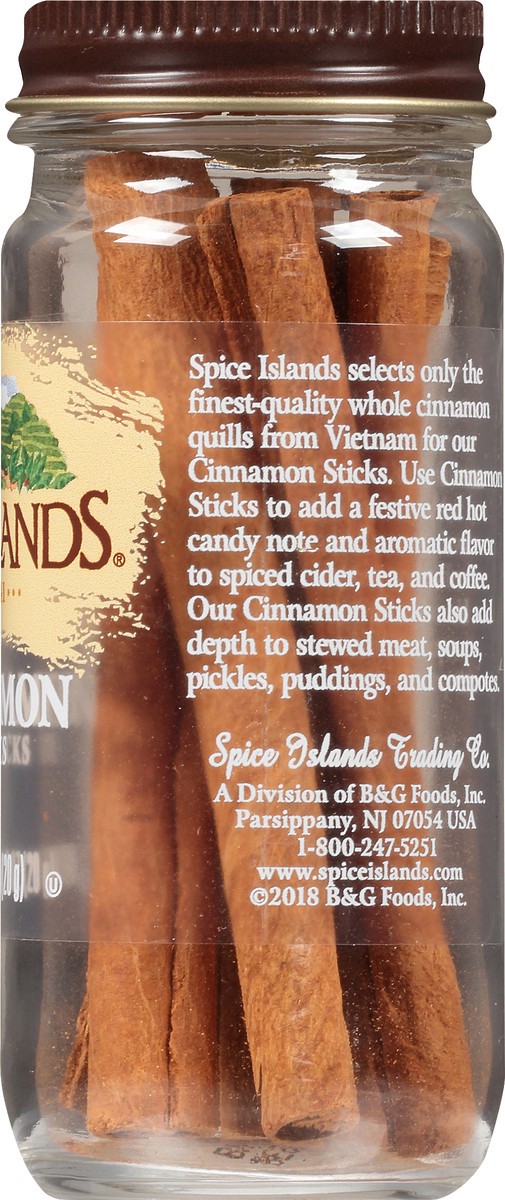 slide 6 of 7, Spice Islands Cinnamon Sticks Seasoning 0.7 oz Jar, 0.7 oz