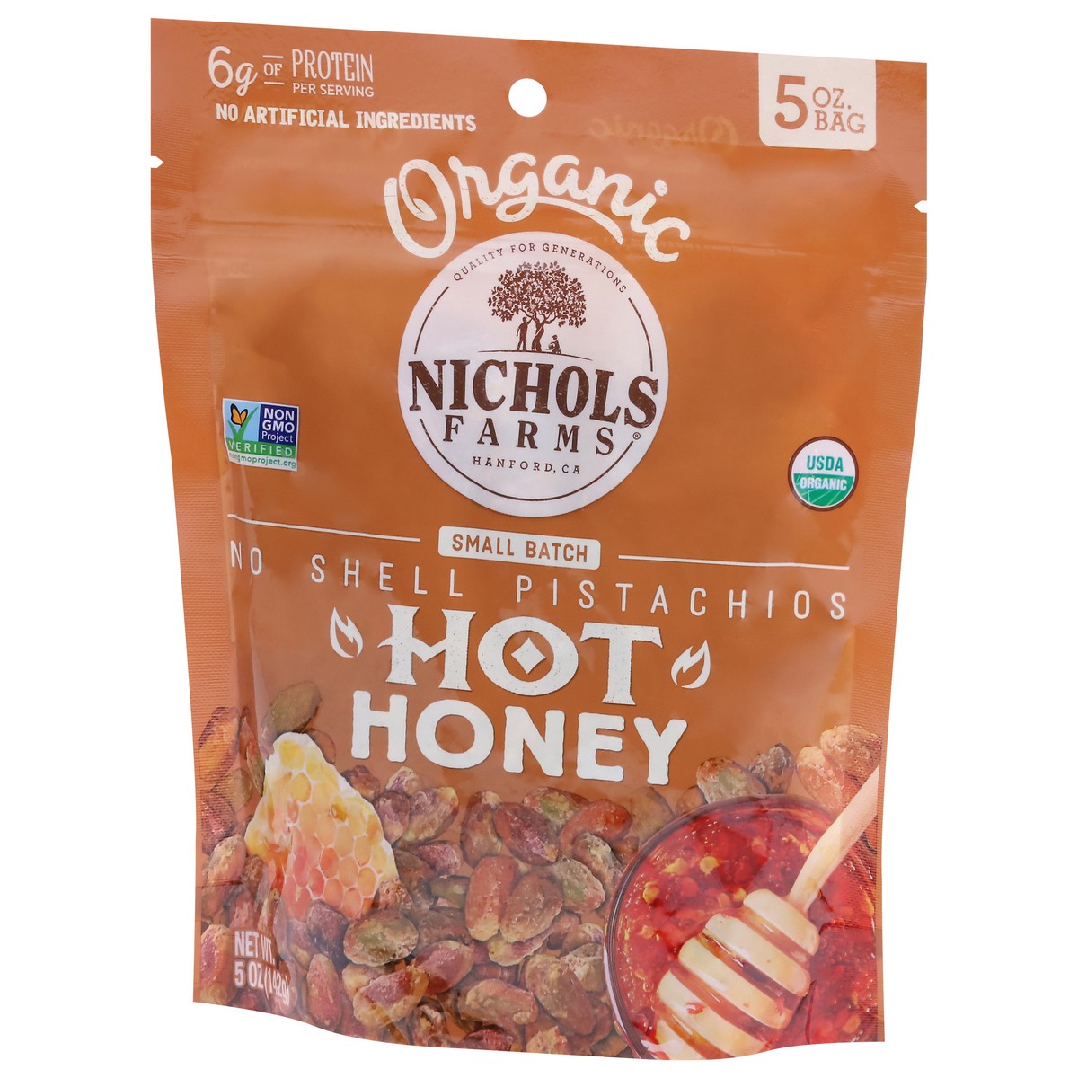 slide 12 of 12, Nichols Hot Honey Pistachios - 5 oz,