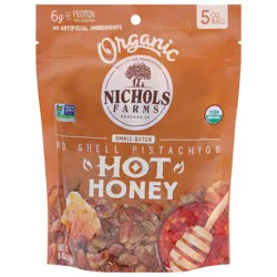 Nichols Hot Honey Pistachios - 5 oz