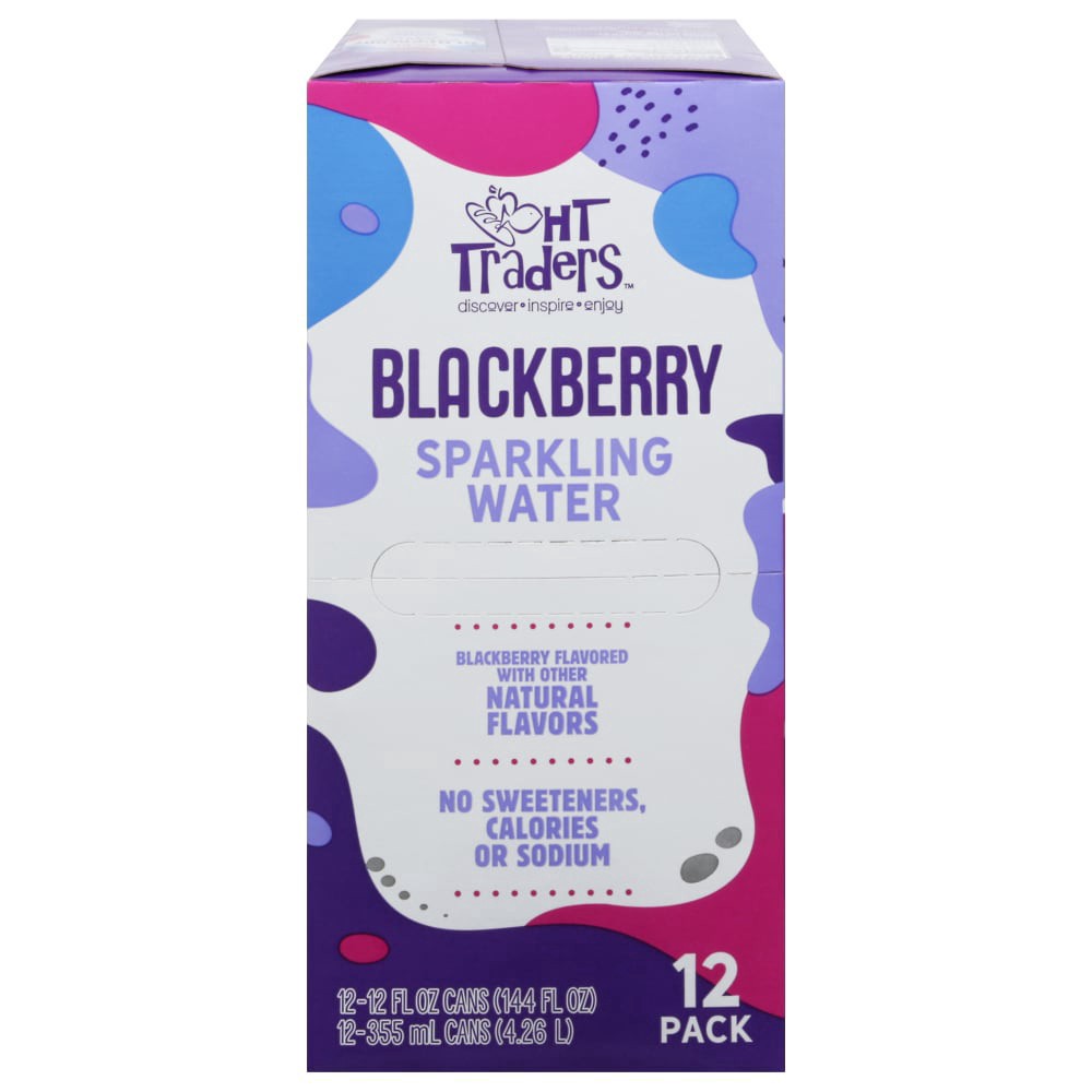 slide 2 of 3, Harris Teeter Traders Blackberry Spk Wate, 1 ct
