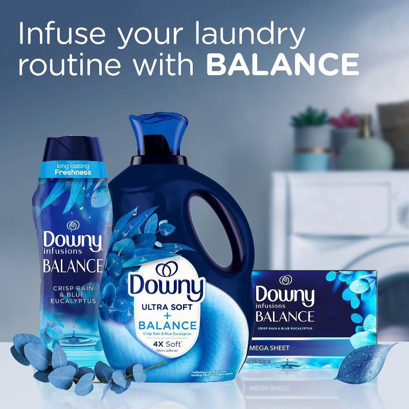 slide 2 of 9, Downy Ultra Soft Liquid Fabric Enhancer Balance 93 Ounces, 93 oz