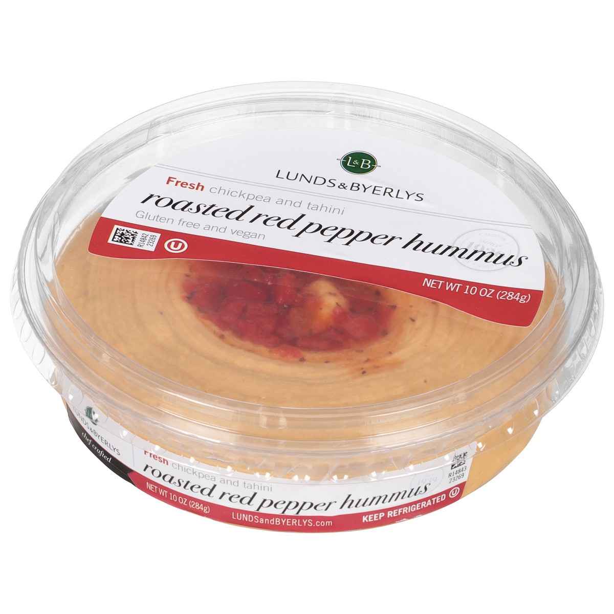 slide 5 of 13, Lunds & Byerlys Roasted Red Pepper Hummus 10 oz, 10 oz